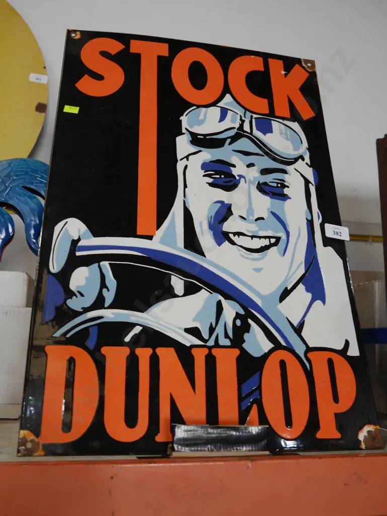 Reproduction Dunlop sign Image 1++