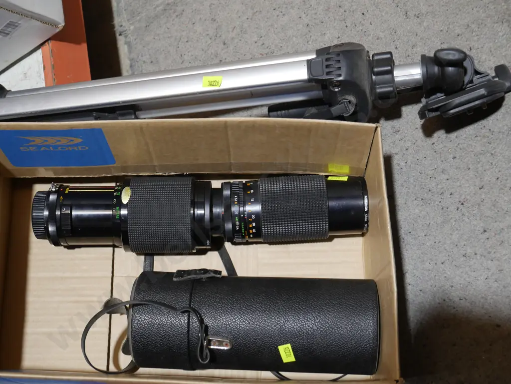 Tripod and camera lenses Image 1++