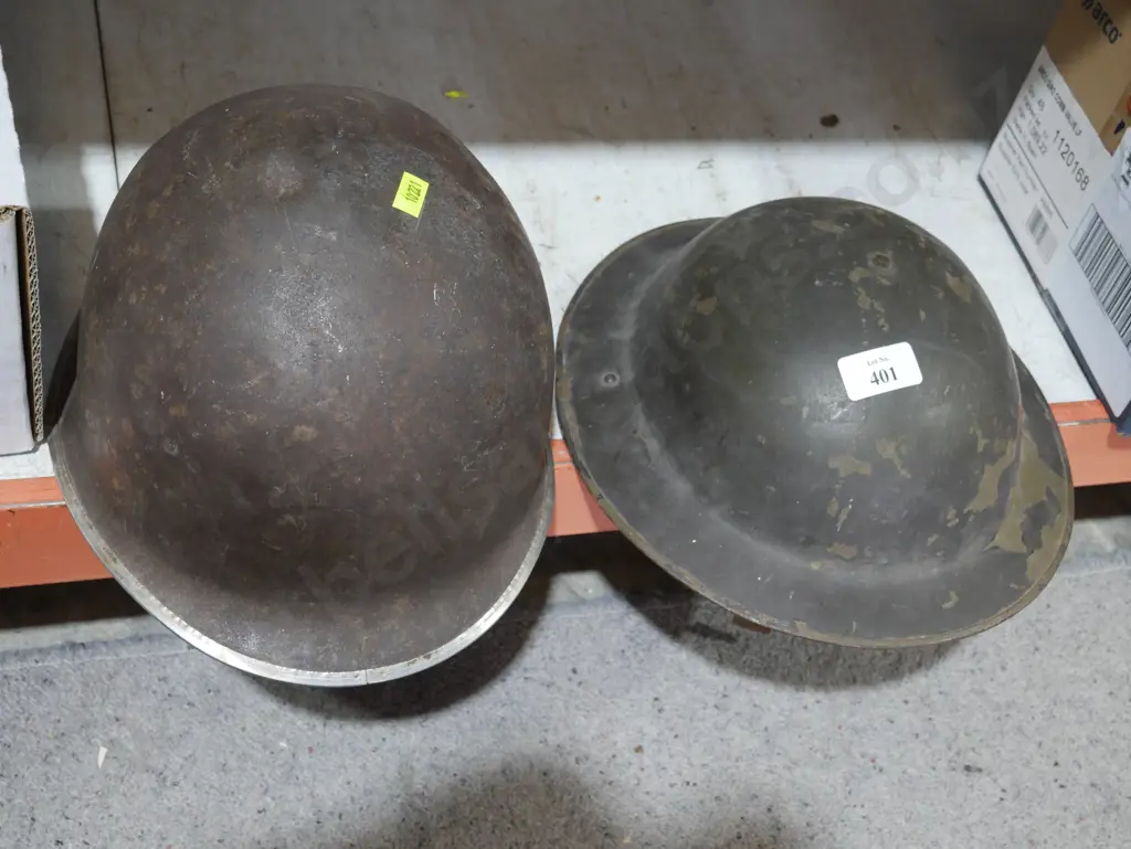 2 army helmets Image 1++