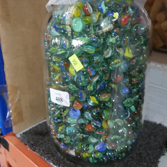 Jar of marbles