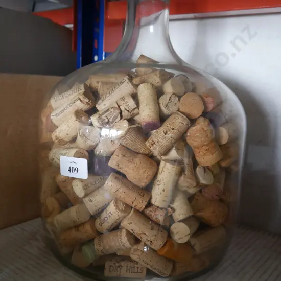 Jar of corks