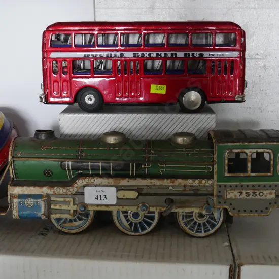 Wind up train etc