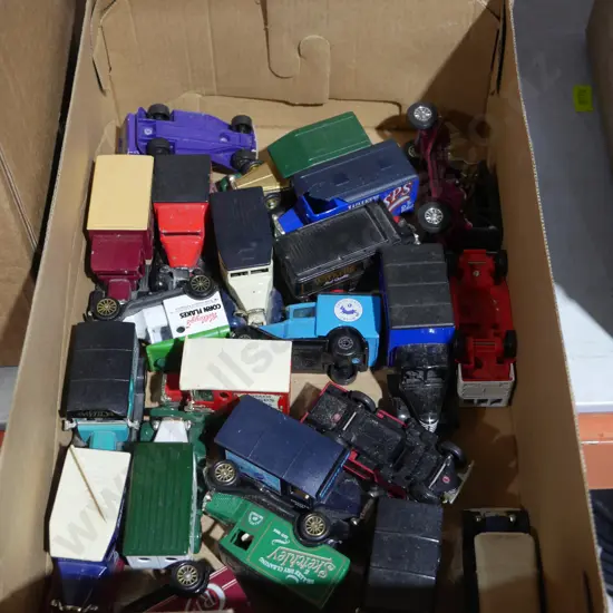Assorted model trucks