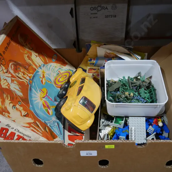 Assorted toys and Lego