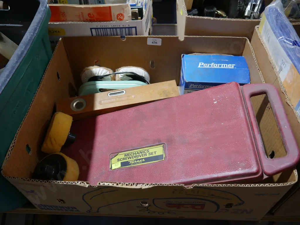Screwdriver set, mini compressor etc Image 1++