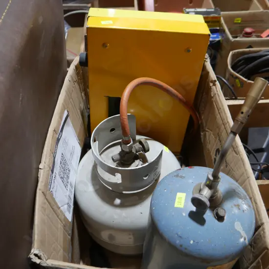 Gas bottle, camp cooker etc