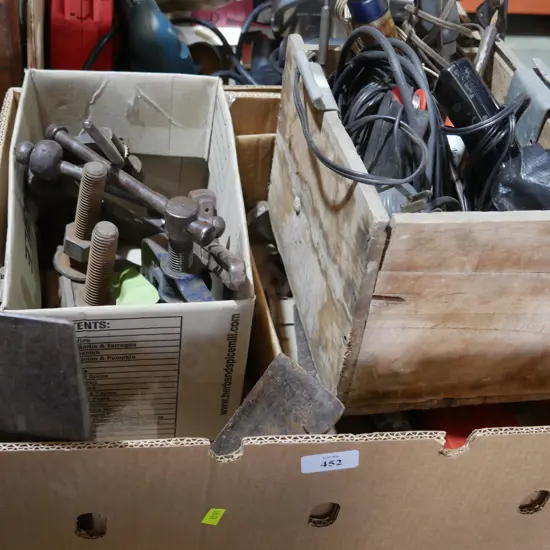 Clamps soldering irons etc