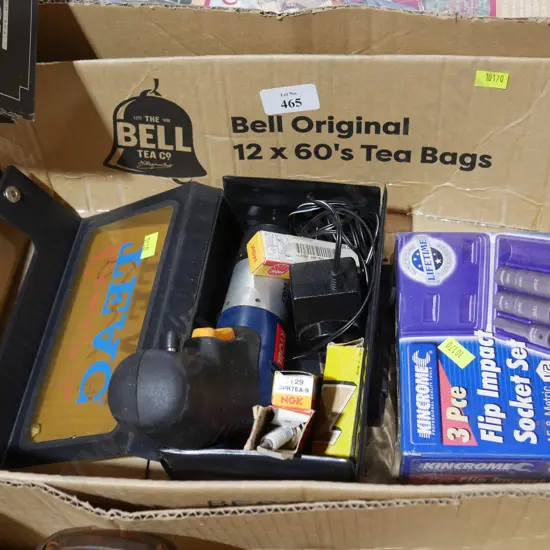 Impact socket set battery screwdriver