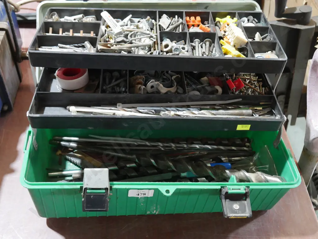 Toolbox drill bits etc Image 1++