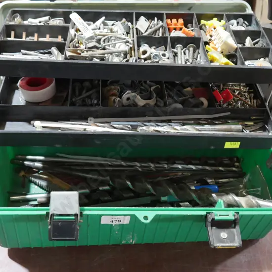Toolbox drill bits etc