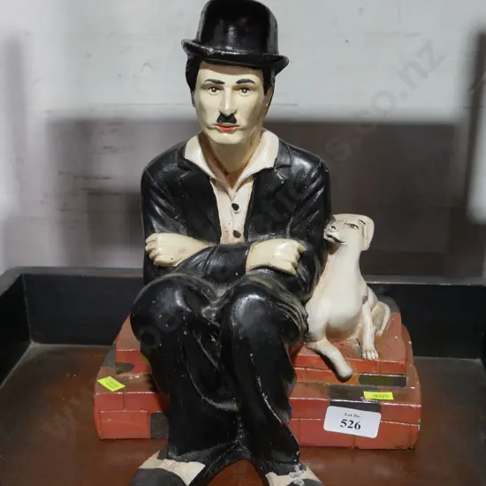 Man and dog ornament