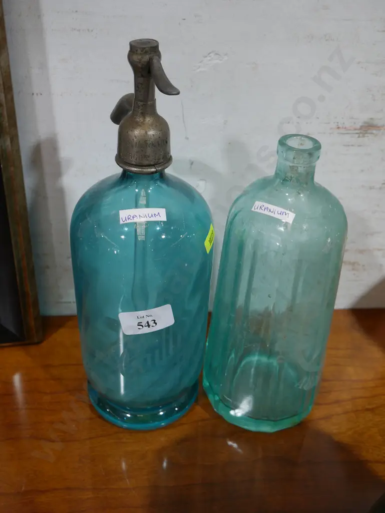 2 Uranium soda syphons A/F Image 1++
