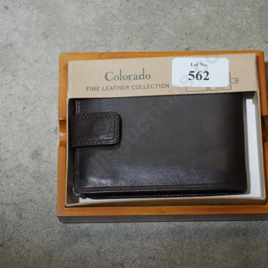 Colorado leather wallet