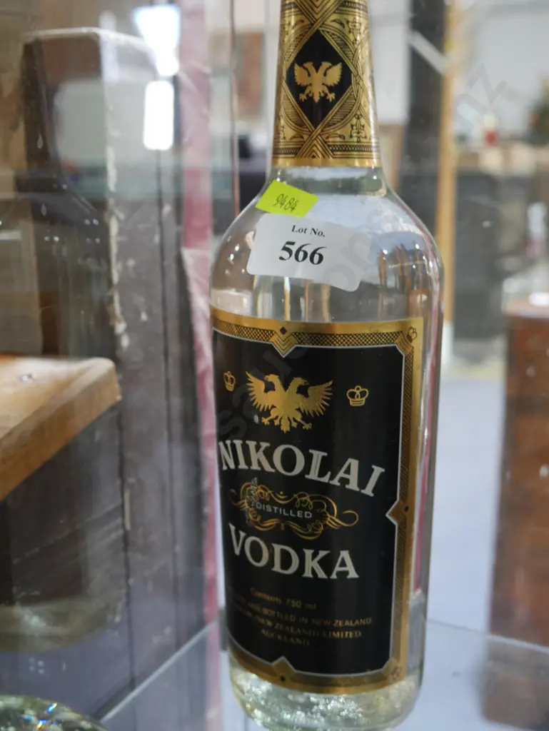 Bottle of Nikolai Vodka Image 1++
