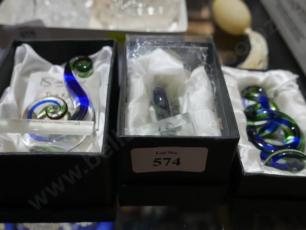 3 art glass Koru's Image 1++