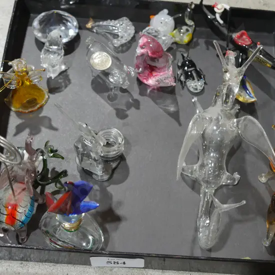 Glass animal nick nacks