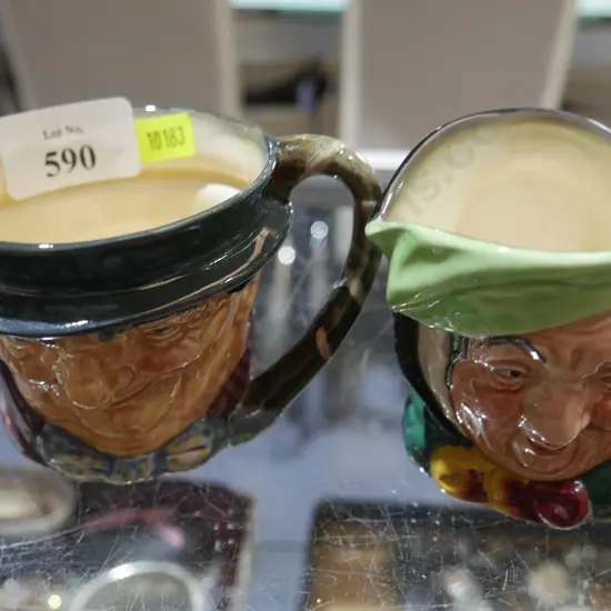 2 Royal Doulton character jugs