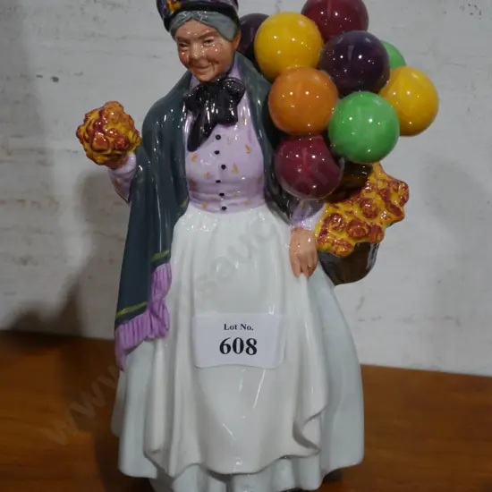 Royal Doulton " Biddy Pennyfarthing" figurine