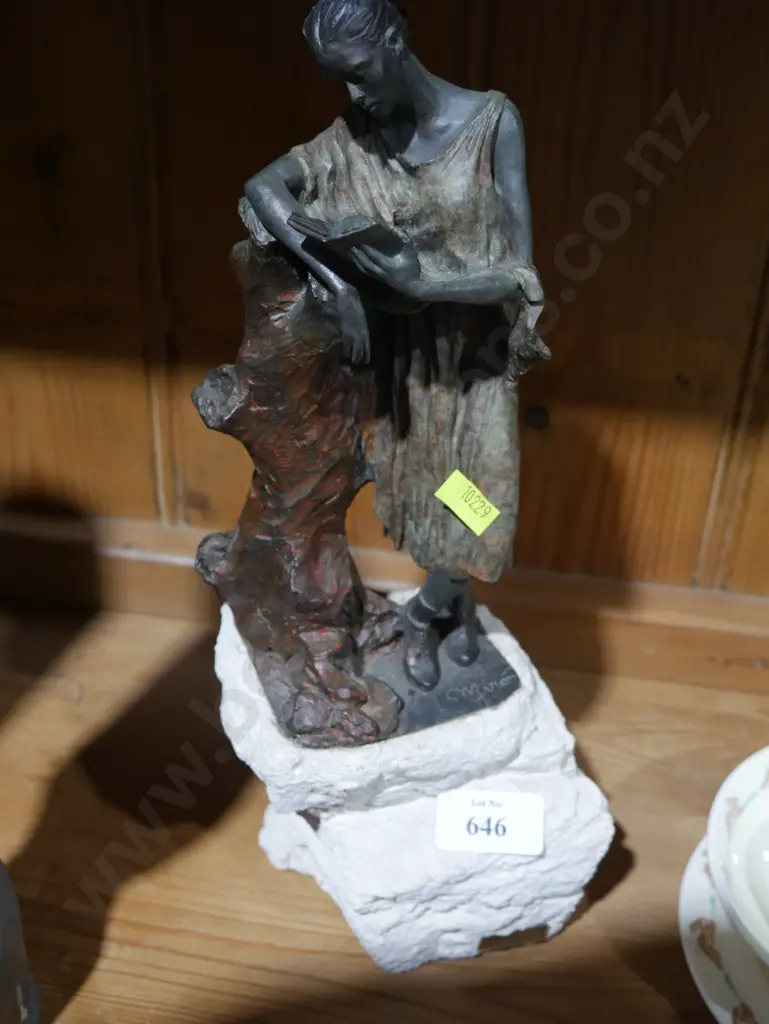 Signed metal sculpture Image 1++