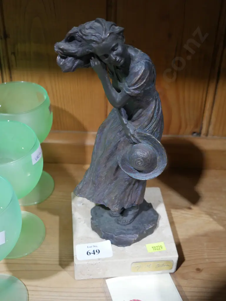 Signed metal sculpture Image 1++