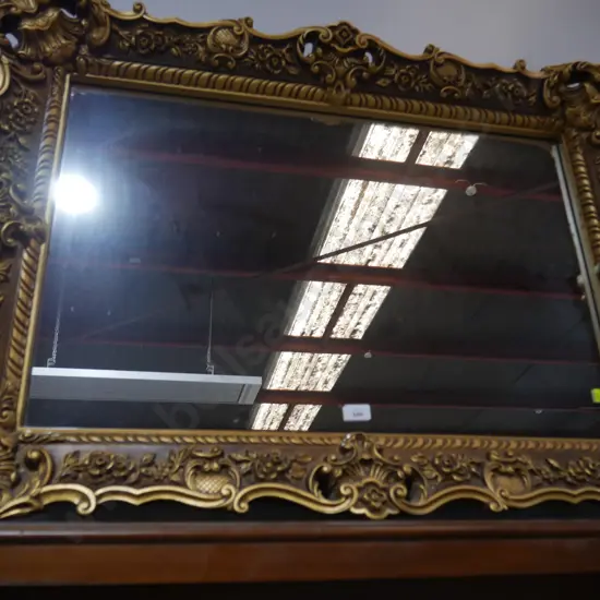 Gilt frame mirror