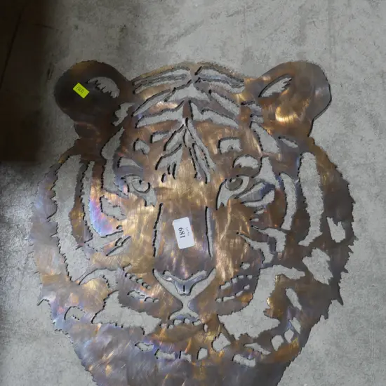 Metal tiger face