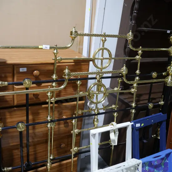 Brass bed  ends and rails