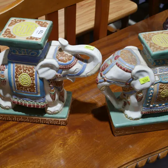 Elephant plant stands