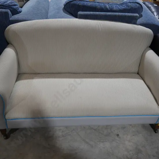 Striped 2 seater settee