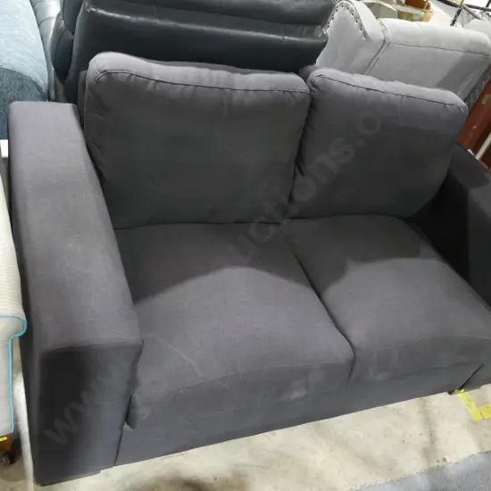Black 2 seater settee