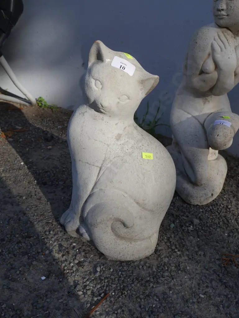 Cat garden statue Image 1++