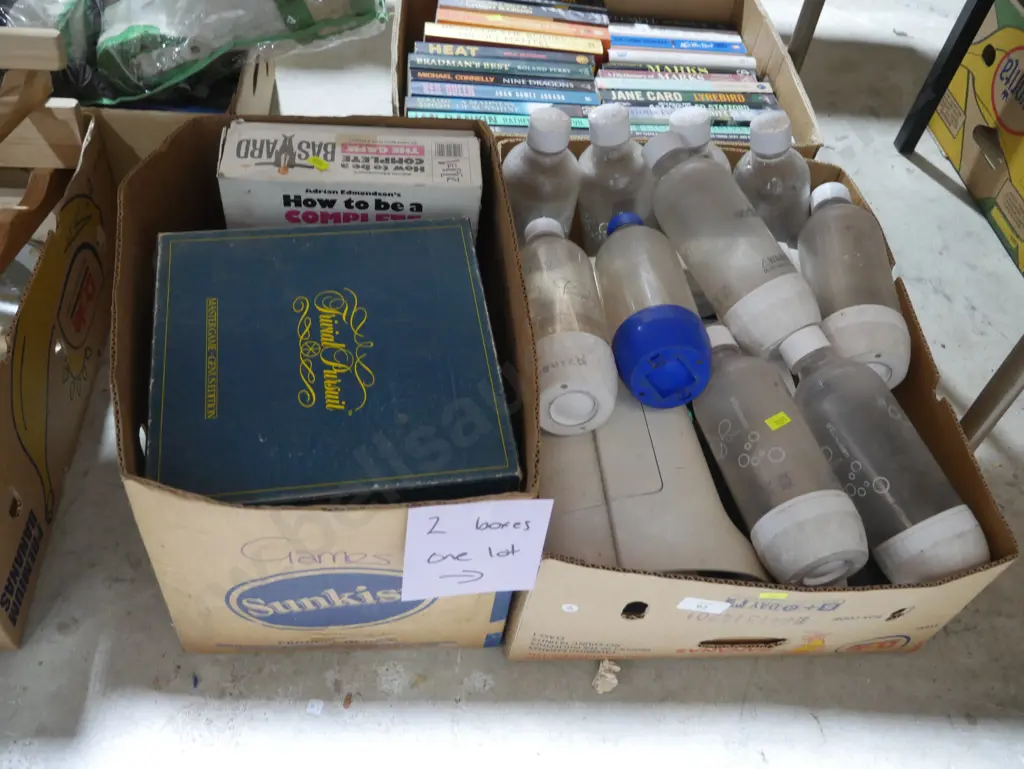 Two boxes of games etc Image 1++