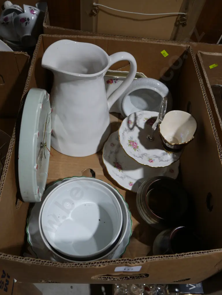 Clock, cake plate etc Image 1++