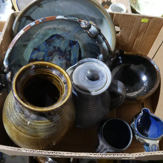 Assorted pottery