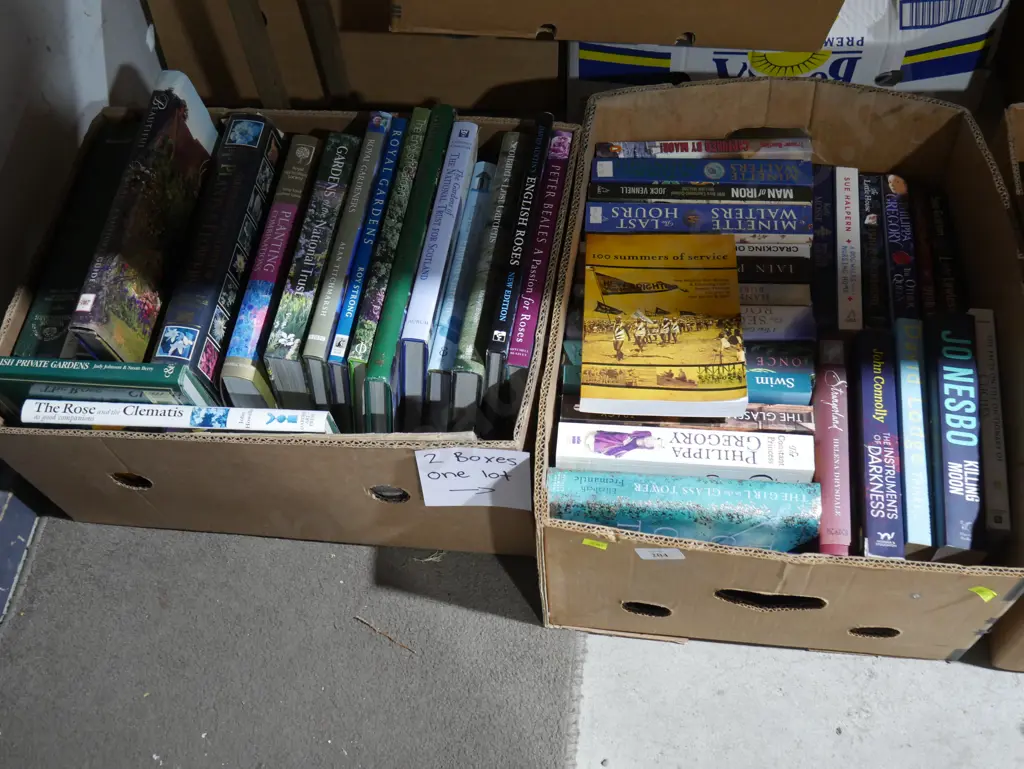 Two boxes of books Image 1++