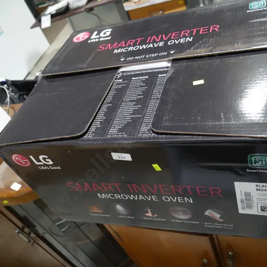 LG smart inverter microwave