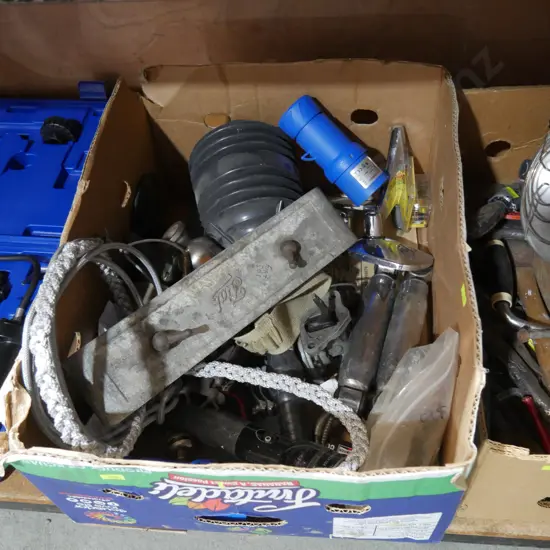 2 boxes tools etc