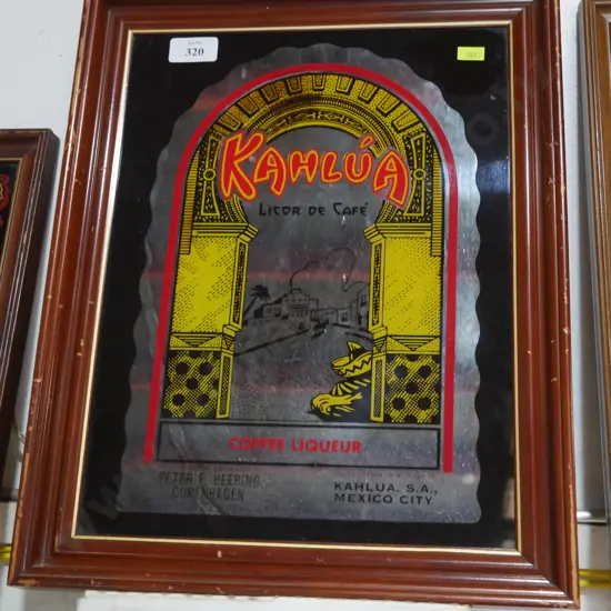 Kahlua liqueur mirror