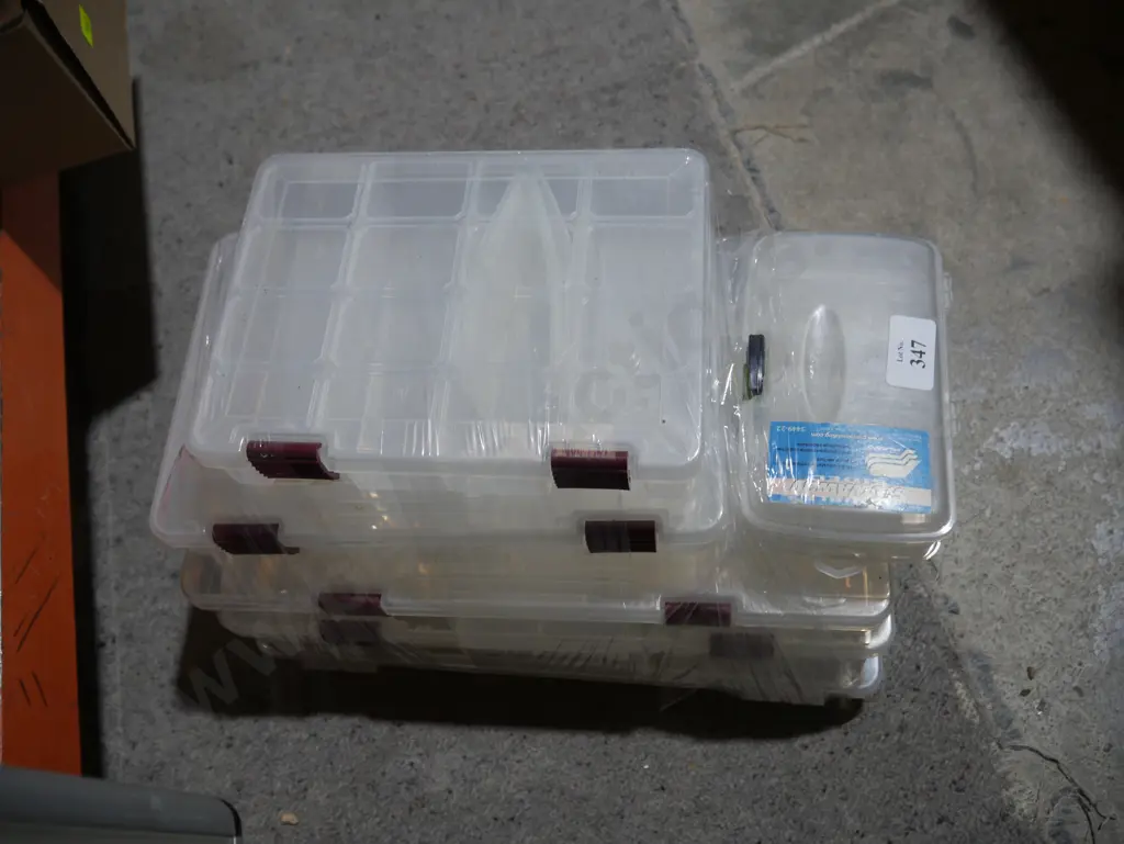 Assorted tackle boxes Image 1++
