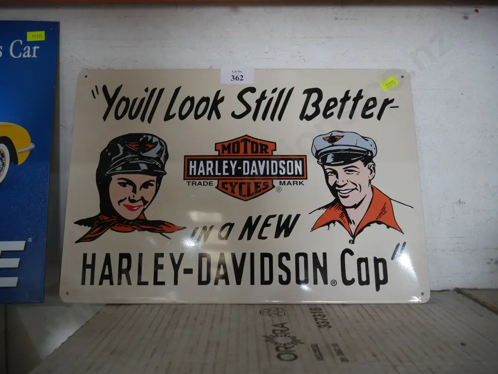 Reproduction Harley Davidson sign Image 1++