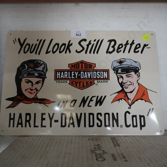 Reproduction Harley Davidson sign