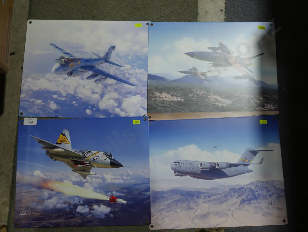 4 tin aircraft photographs Image 1++