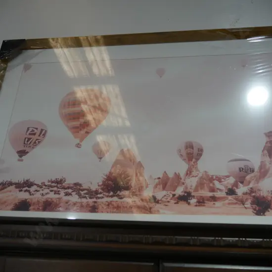 Print of hot air balloons