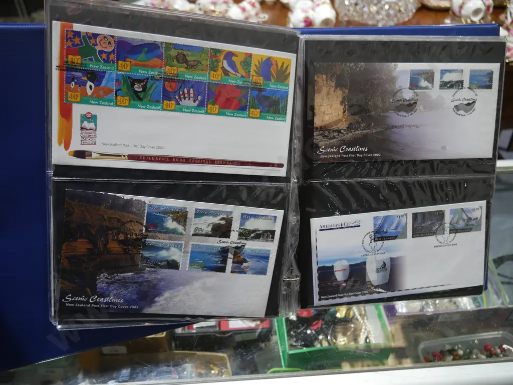 Blue album of New Zealand first day covers Image 1++