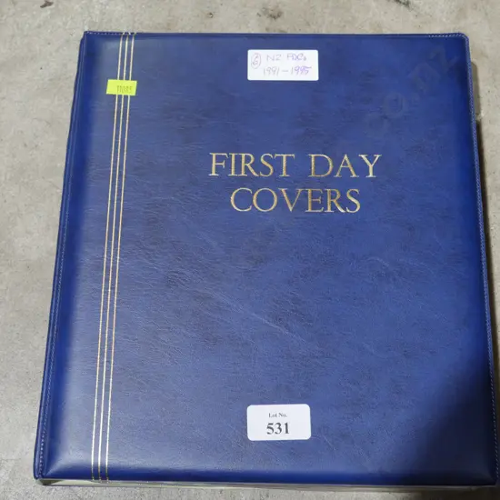 Blue album of New Zealand first day covers