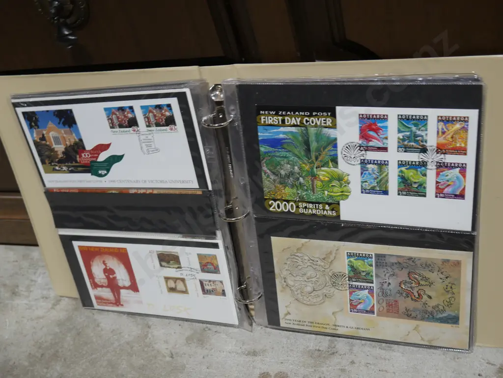 Blue album of New Zealand first day covers Image 1++