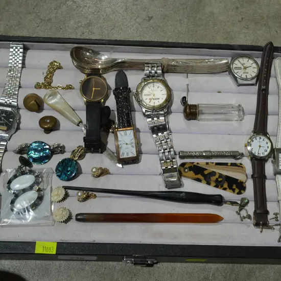Watches, costume jewellery etc