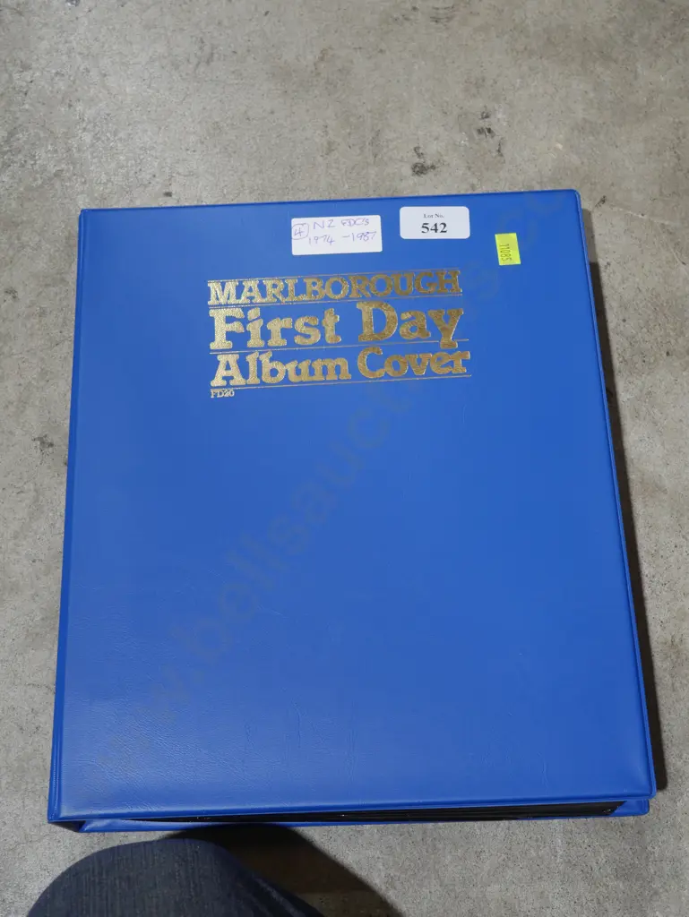 Blue album NZ first day covers Image 1++