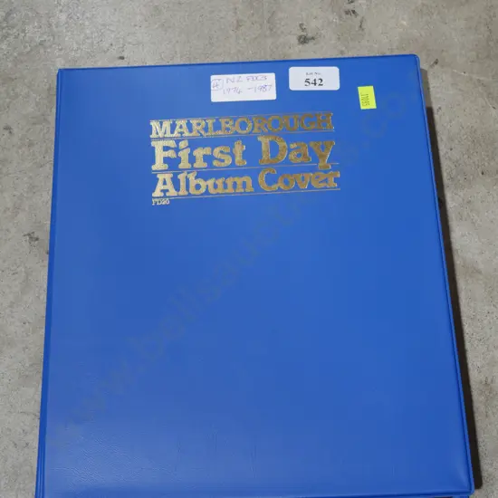 Blue album NZ first day covers