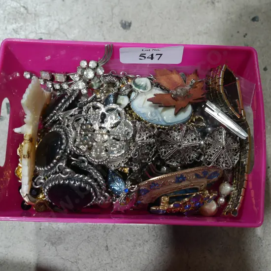 Costume jewellery etc